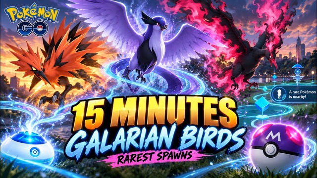 Galarian Birds in Pokémon GO Guide video thumbnail