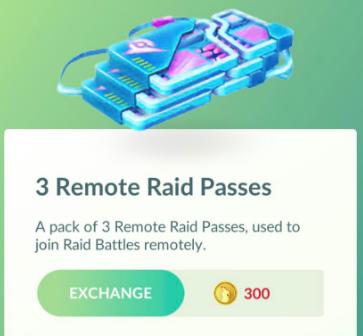 3 remote raid passes cost