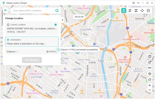 PoKeep Android map interface