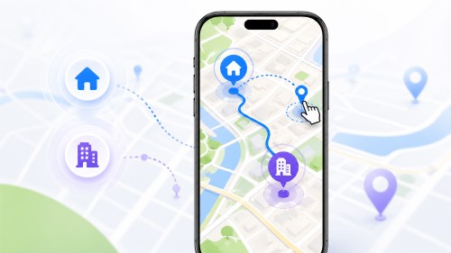 change apple maps home and work address