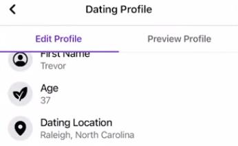 change facebook dating location