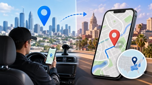 change uber driver location