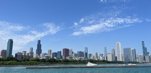Chicago Loop skyline from Lake Michigan
