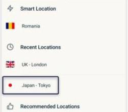connect to japan vpn