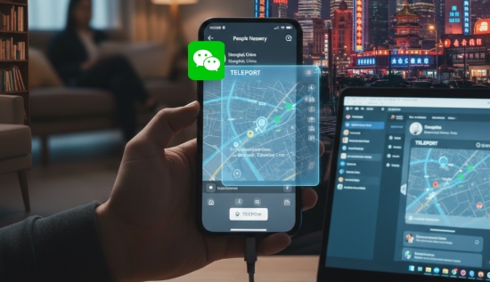 fake location for wechat