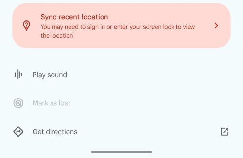 google find hub sync recent location