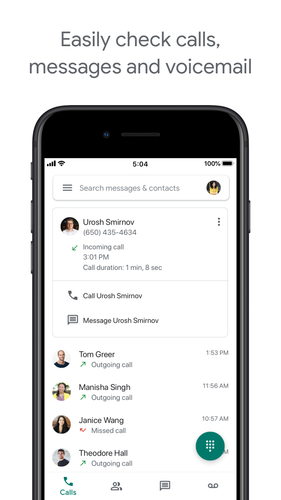 google voice second number app