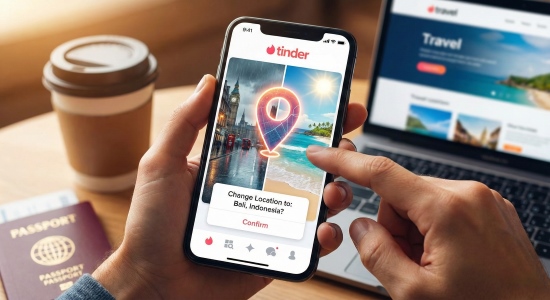how to change location on tinder