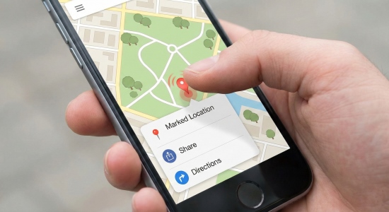 how to drop a pin on iphone