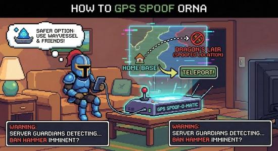 how to gps spoof orna