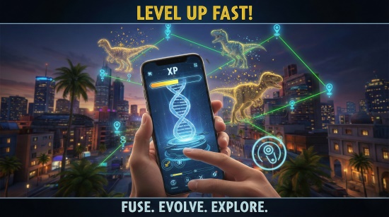 how to level up fast in jurassic world alive