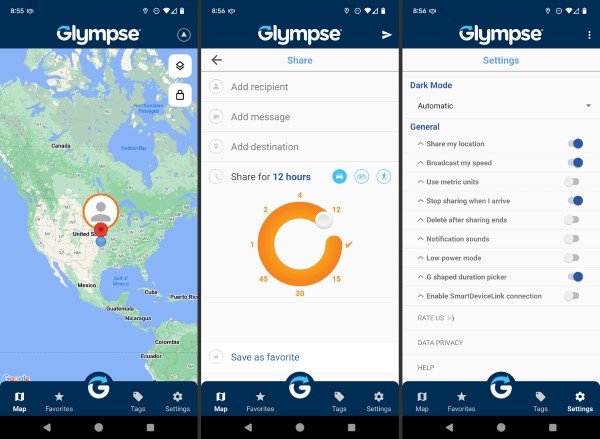how to use glympse