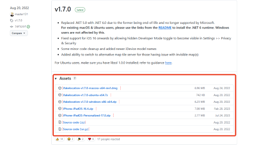 ifakelocation assets in github