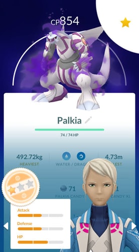 in game shadow palkia illustration