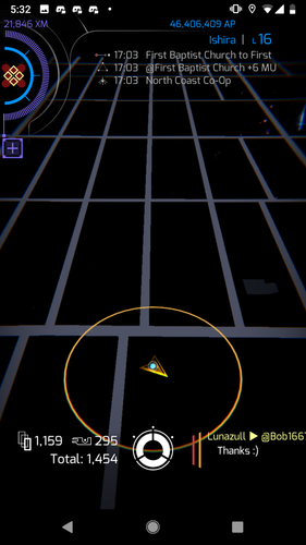 ingress prime COMM feed on scanner