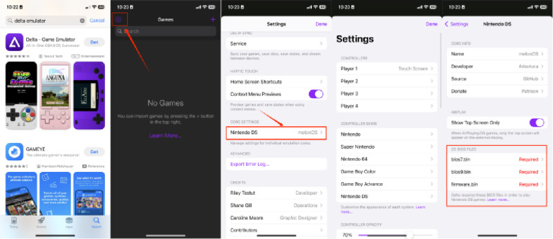 install bios7 bin delta emulator