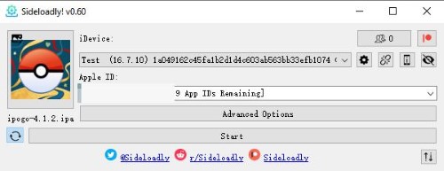 install ipogo on ios with sideloadly