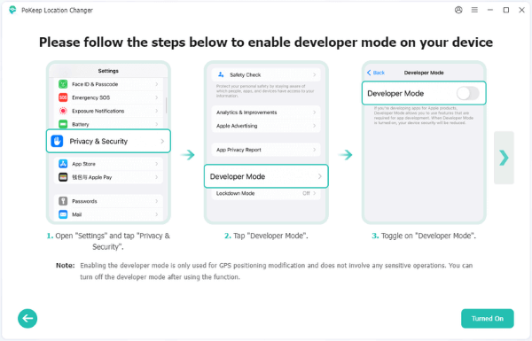 ios developer mode tips