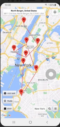 joystick in location changer app on play store