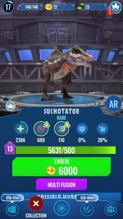 jurassic world alive fusion