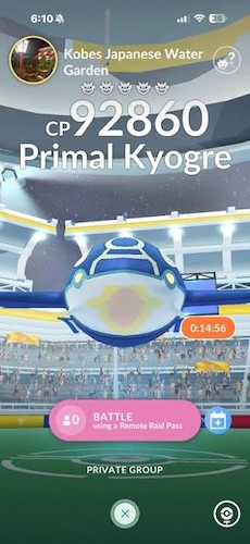 kyogre raid interface