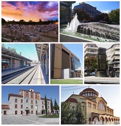Larissa city center in Thessaly Greece
