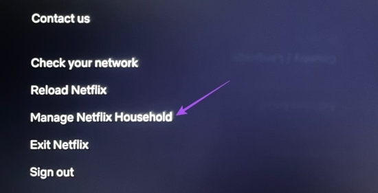 manage netflix household