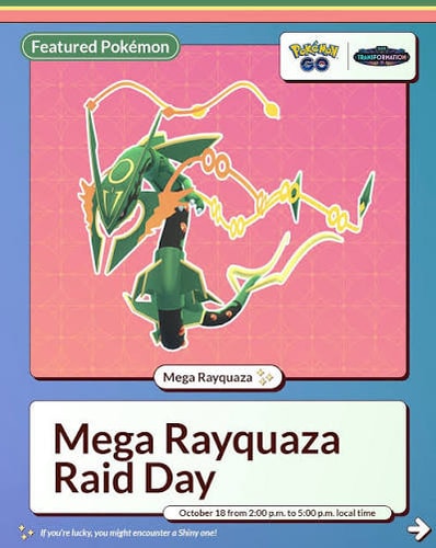 mega rayquaza raid day