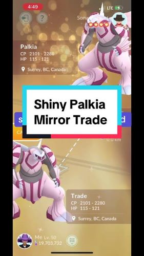 mirror trade pokemon go