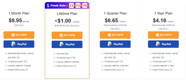 mocpogo pricing