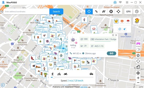 nearby pokemon scanned mocpogo