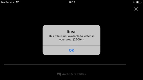 netflix error 22004