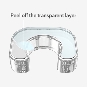 peel off 247 dual catcher transparent layer