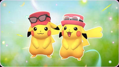 pikachu-wearing-calems-hat-and-pikachu-wearing-serenas-hat.jpg