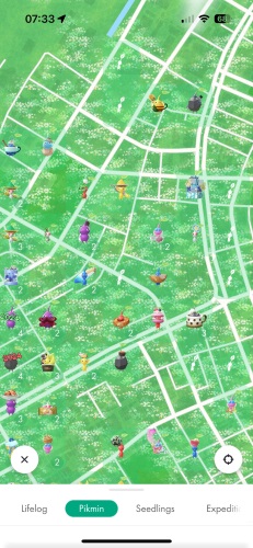 pikmin bloom flower planting map