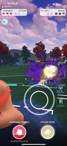 pokemon go battle duble moves