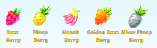 pokemon go berry types