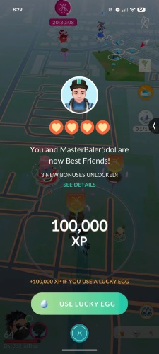 pokemon go best friends lucky egg