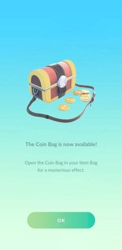 Pokémon GO Coin Bag now available screen