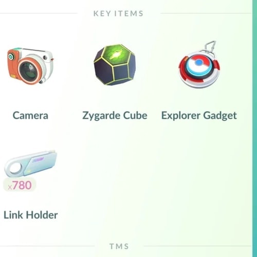 Explorer Gadget in the Key Items bag