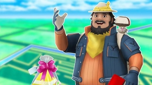 Mateo NPC with Gift for Pokémon GO route exchange