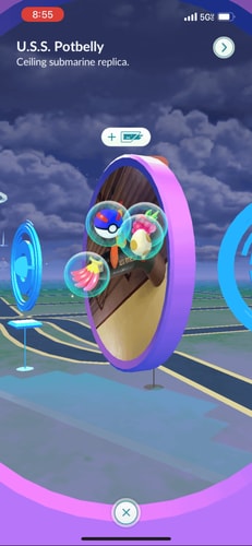 pokemon go pokestop spin