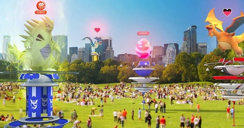pokemon go raid egg gym