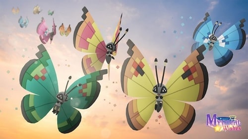 All 18 Pokémon GO Vivillon wing patterns grid