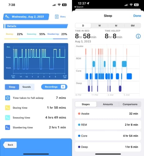 pokemon-sleep-sleep-report-comparison