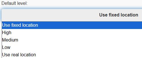 privacy level location guard
