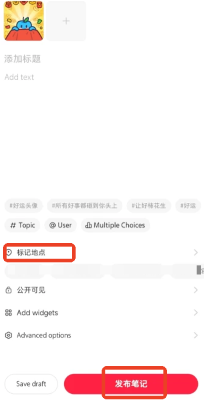 publish post on rednote