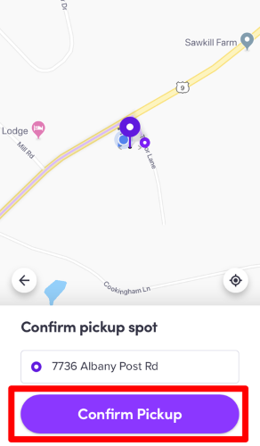 set pickup location on lyft