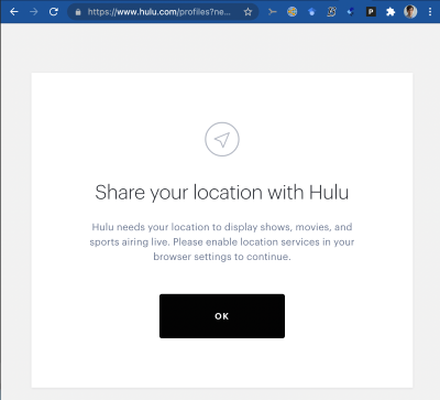 share location with hulu