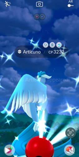 shiny galarian articuno pokemon go